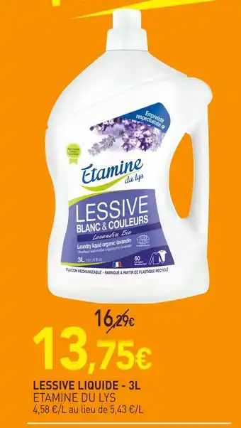 naturéO Etamine du lys lessive liquide offre