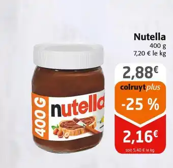 Colruyt Nutella nutella offre