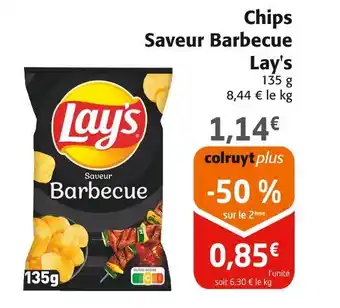 Colruyt Lay's chips saveur barbecue offre