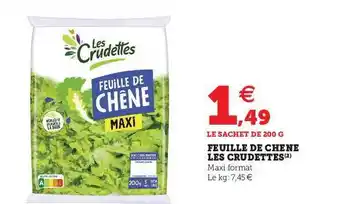 Feuille De ChĂȘne Les Crudettes
