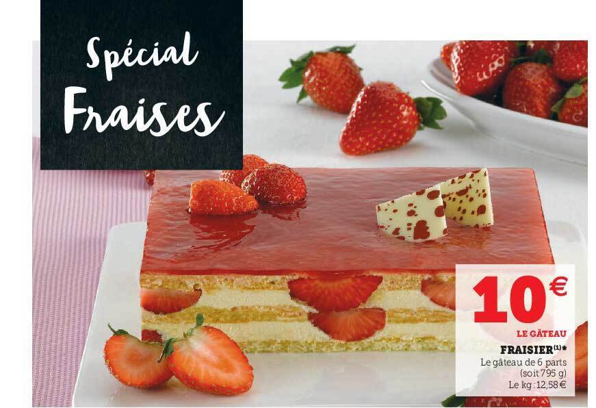 Promo Fraisier Chez Super U