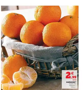 Super U Mandarine offre