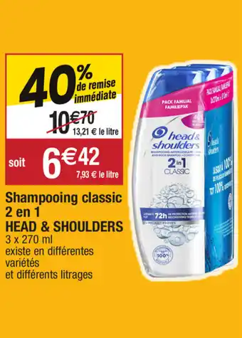Migros Shampooing classic 2 en 1 offre