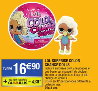 Lol Surprise Color Change Dolls