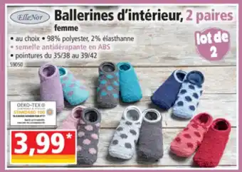 Norma Ballerines d'intérieur offre