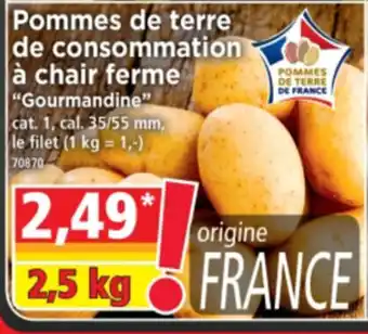 Norma Pommes de terre de consommation à chair ferme offre
