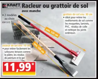 Norma Racleur ou grattoir de sol offre