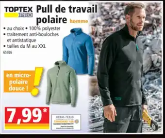 Norma Pull de travail polaire offre