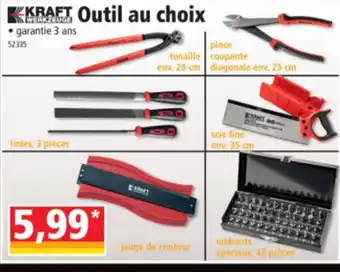 Norma Outil au choix offre
