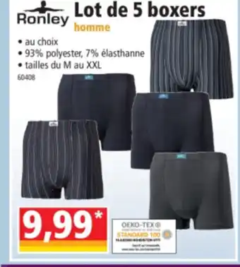 Norma Lot de 5 boxers offre
