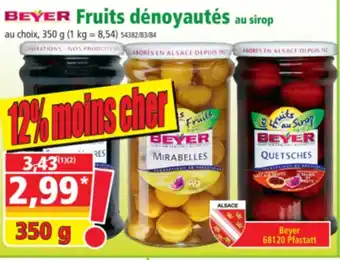 Norma Fruits dénoyautés offre