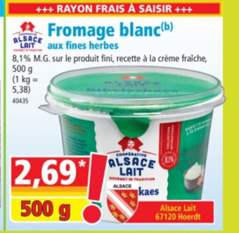 Norma Fromage Blanc offre