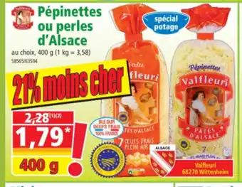 Norma Pépinettes Ou Perles D'Alsace offre