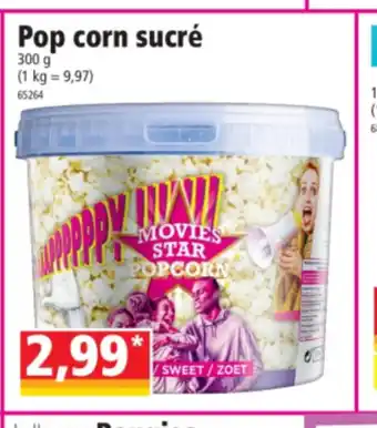 Norma Pop Corn Sucré offre