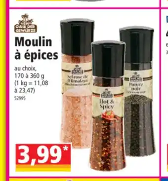 Norma Moulin a épices offre