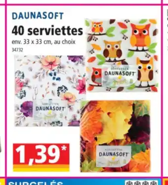 Norma 40 Serviettes offre