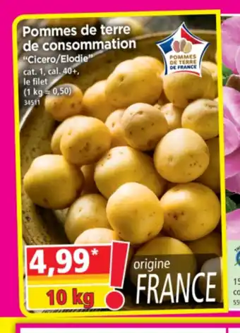 Norma Pomes De Terre De Consommation offre