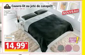 Norma Couvre-Lit Ou Jeté De Canapé offre