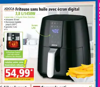 Norma Friteuse Sans Huile Avec écran Digital offre