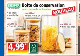 Norma Boite De Conservation offre