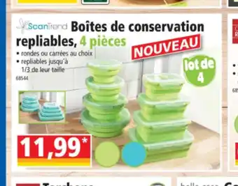 Boites De Conservation Repliables,