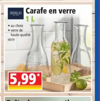 Norma Carafe En Verre offre
