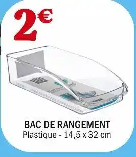 La Foir'Fouille Bac de rangement offre