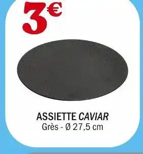 La Foir'Fouille Assiette caviar offre