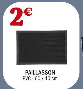 La Foir'Fouille Paillasson offre