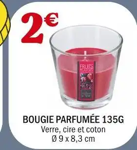 La Foir'Fouille Bougie parfumée 135g offre