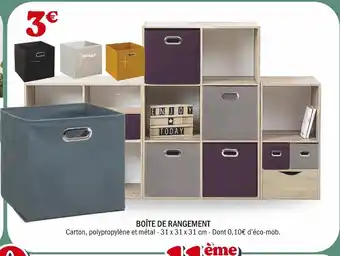 La Foir'Fouille Boîte de rangement offre
