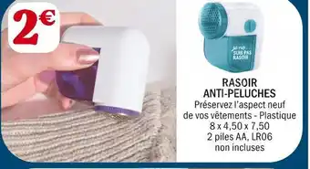 Rasoir anti-peluches