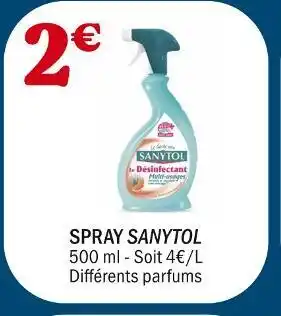 La Foir'Fouille Sanytol spray offre