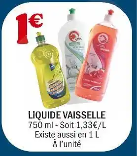 La Foir'Fouille Liquide vaisselle offre