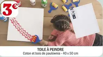 La Foir'Fouille Toile à peindre offre