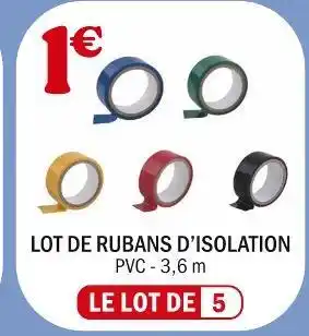 La Foir'Fouille Lot de rubans d’isolation offre