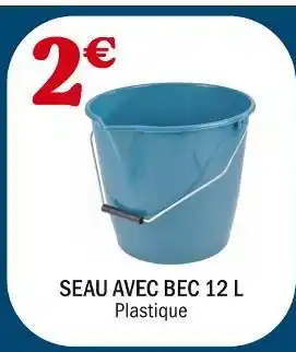 Seau avec bec 12 l