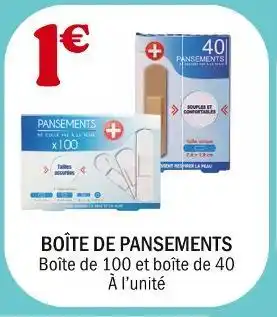 La Foir'Fouille Boîte de pansements offre