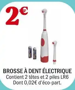 La Foir'Fouille Brosse à dent électrique offre
