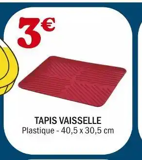 La Foir'Fouille Tapis vaisselle offre