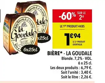 Supeco La goudale bière offre