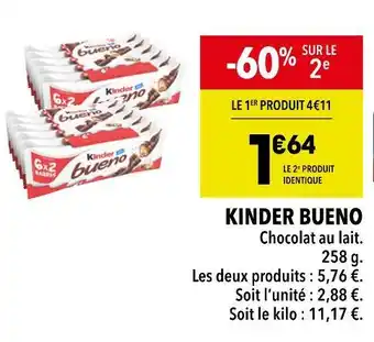 Supeco Kinder bueno offre