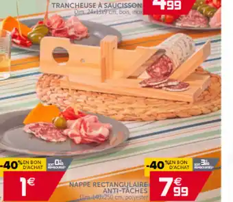 Gifi Nappe Rectangulaire Anti-Taches offre