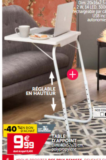 Gifi Table D'Appoint offre