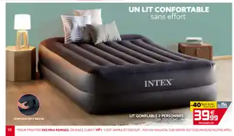 Gifi Lit Gonflable 2 Personnes offre