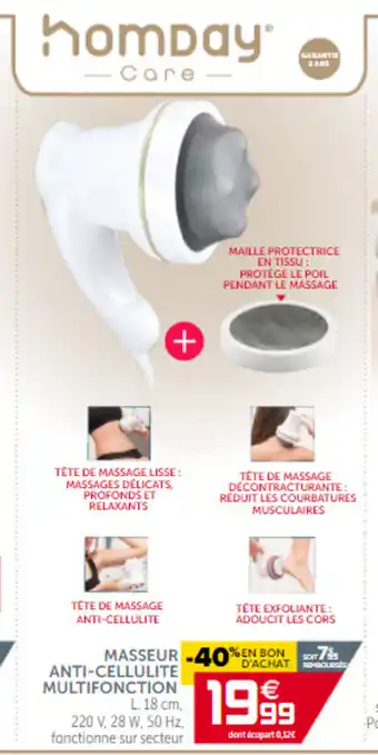 Gifi Masseur Anti-Cellulite Multifonction offre