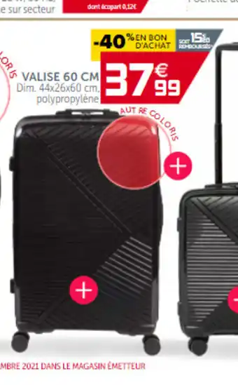 Gifi Valise 60 cm offre