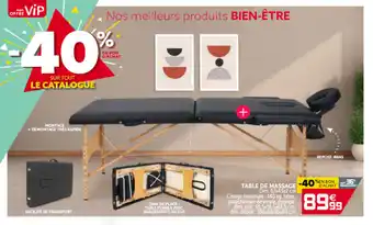 Gifi Table De Massage offre