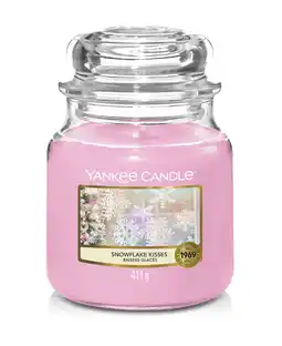 Jardiland Yankee candle - jarre moyenne modèle baisers glacées 411 g offre