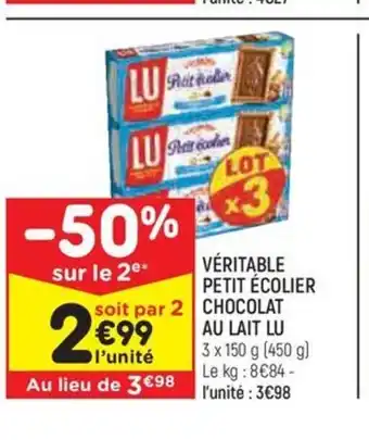 VÉRITABLE PETIT ÉCOLIER